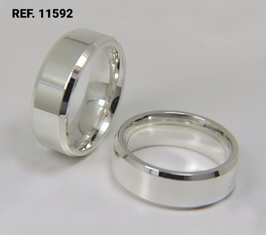 ALIANÇA PRATA GROSSA