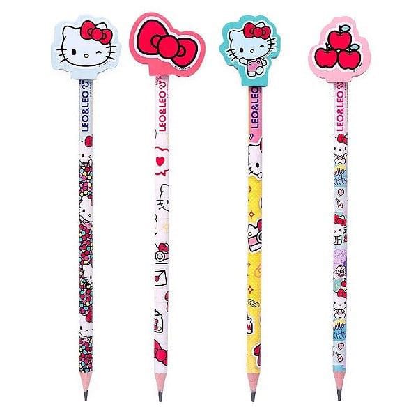 LAPIS DE ESCREVER COM BORRACHA HELLO KITTY