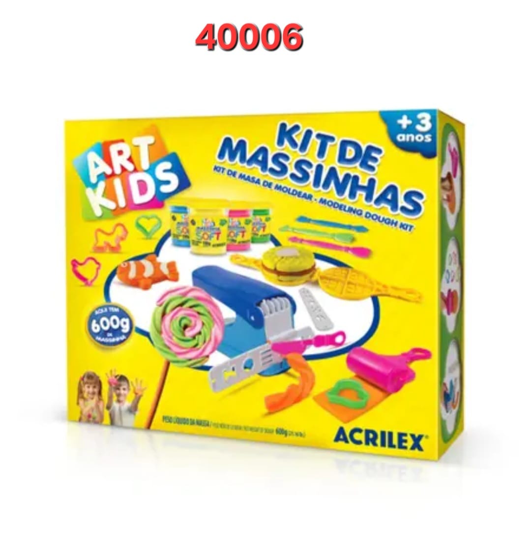 KIT MASSINHA ACRILEX