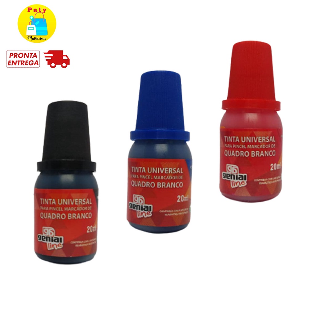 TINTA PARA QUADRO BRANCO GENIAL LINE