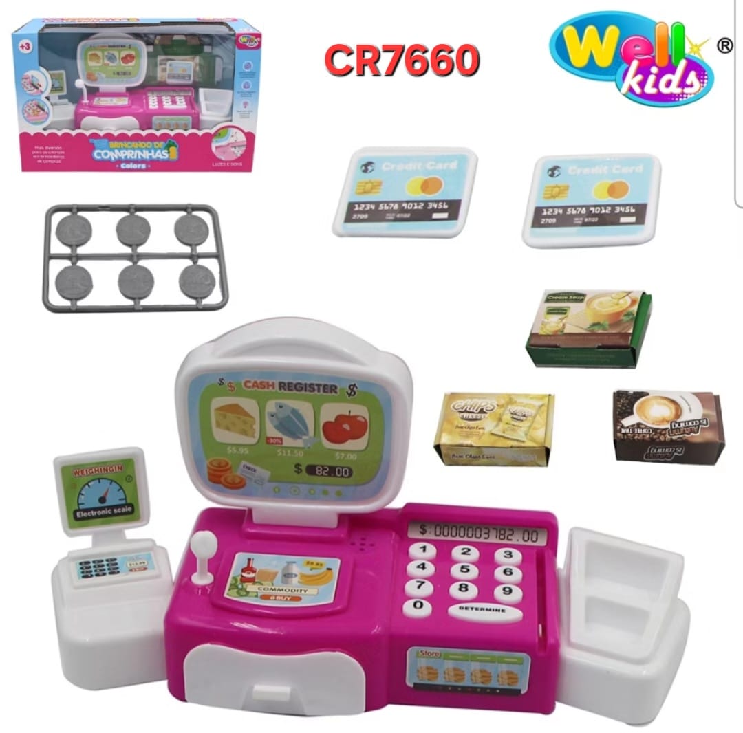 CAIXA SUPERMERCADO BRINQUEDO