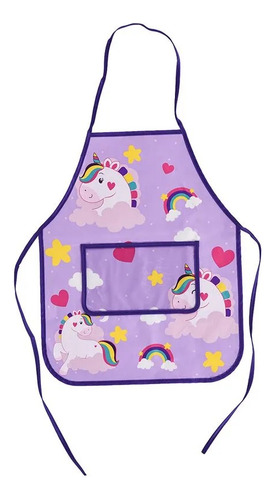 AVENTAL INFANTIL UNICORNIO