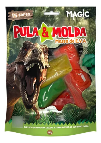 MASSINHA DE PVA DINOSSAUROS