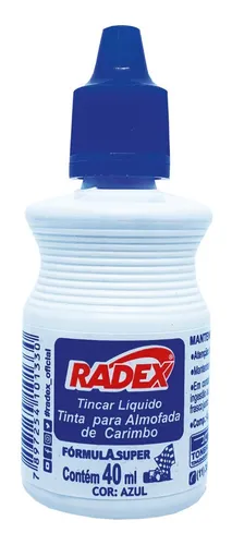 TINTA PARA ALMOFADA DE CARIMBO AZUL