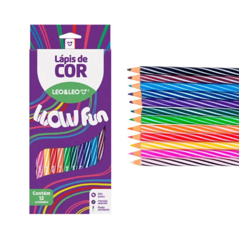 LAPIS DE COR WOW 12CORES