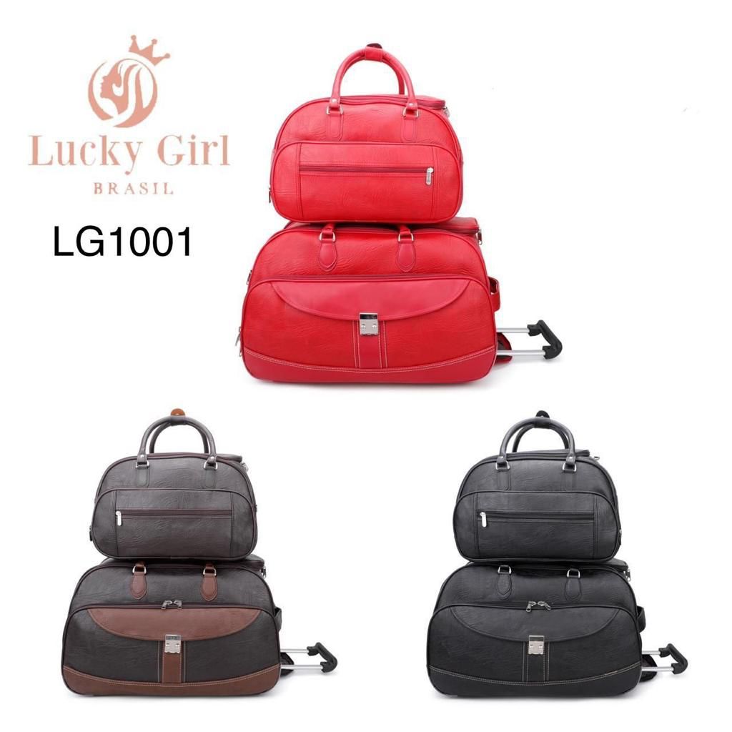 BOLSA VIAGEM RODINHA - COURO