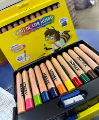 LAPIS DE COR JUMBO ACRILEX 12UNIDADES