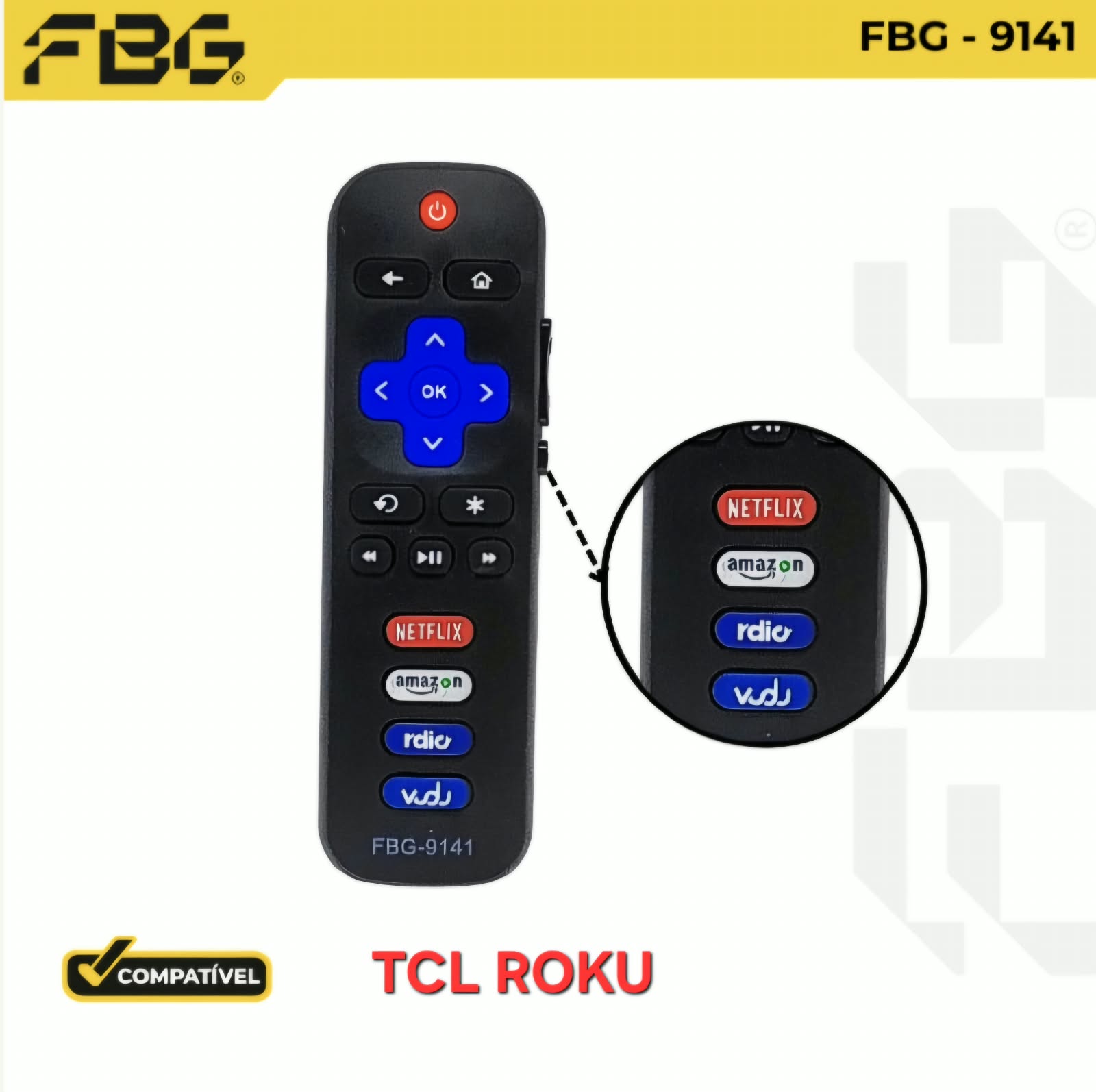 CONTROLE  TCL ROKU