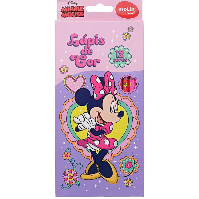 LAPIS DE COR MINNIE MOUSE 12 CORES