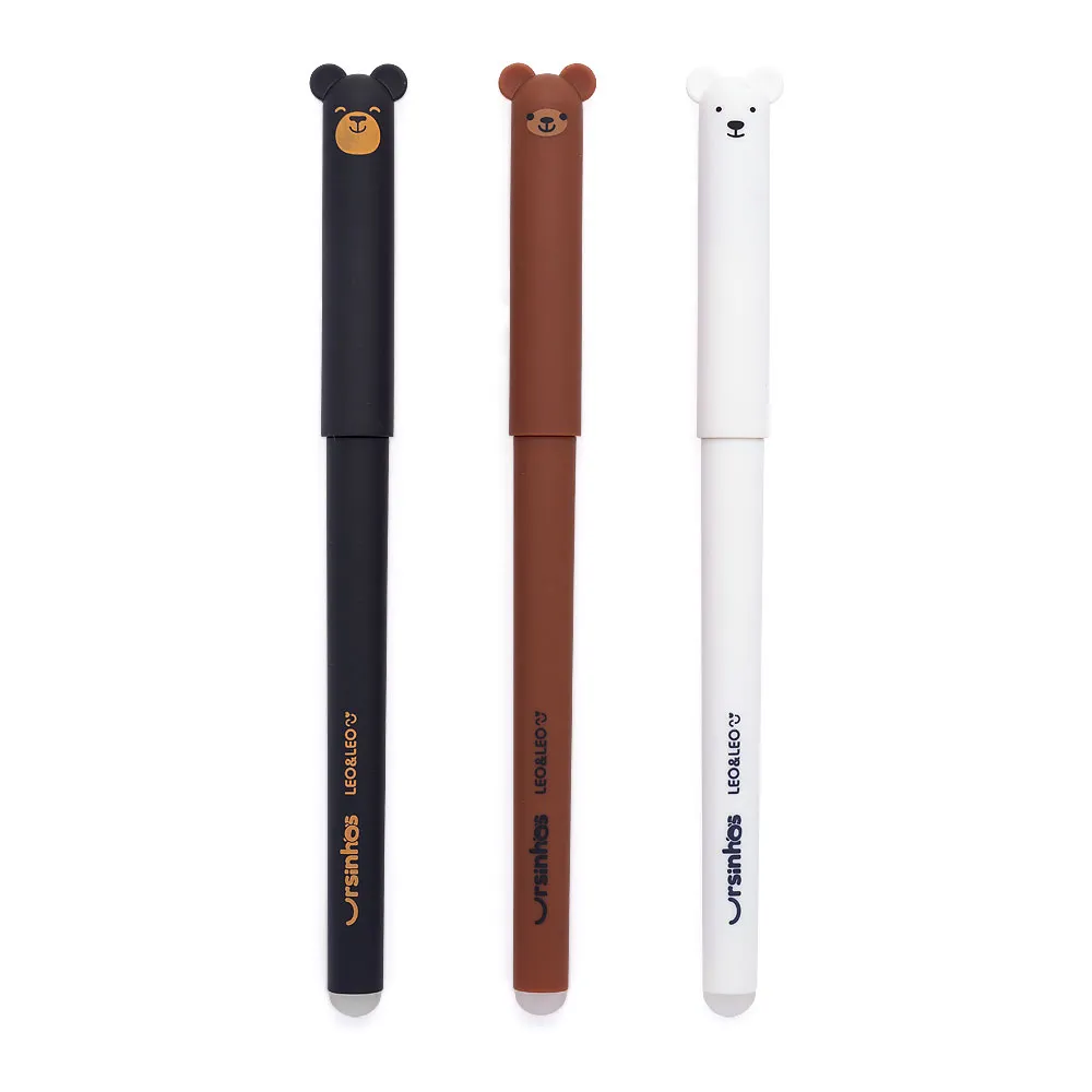 CANETA APAGAVEL URSINHOS LEO E LEO