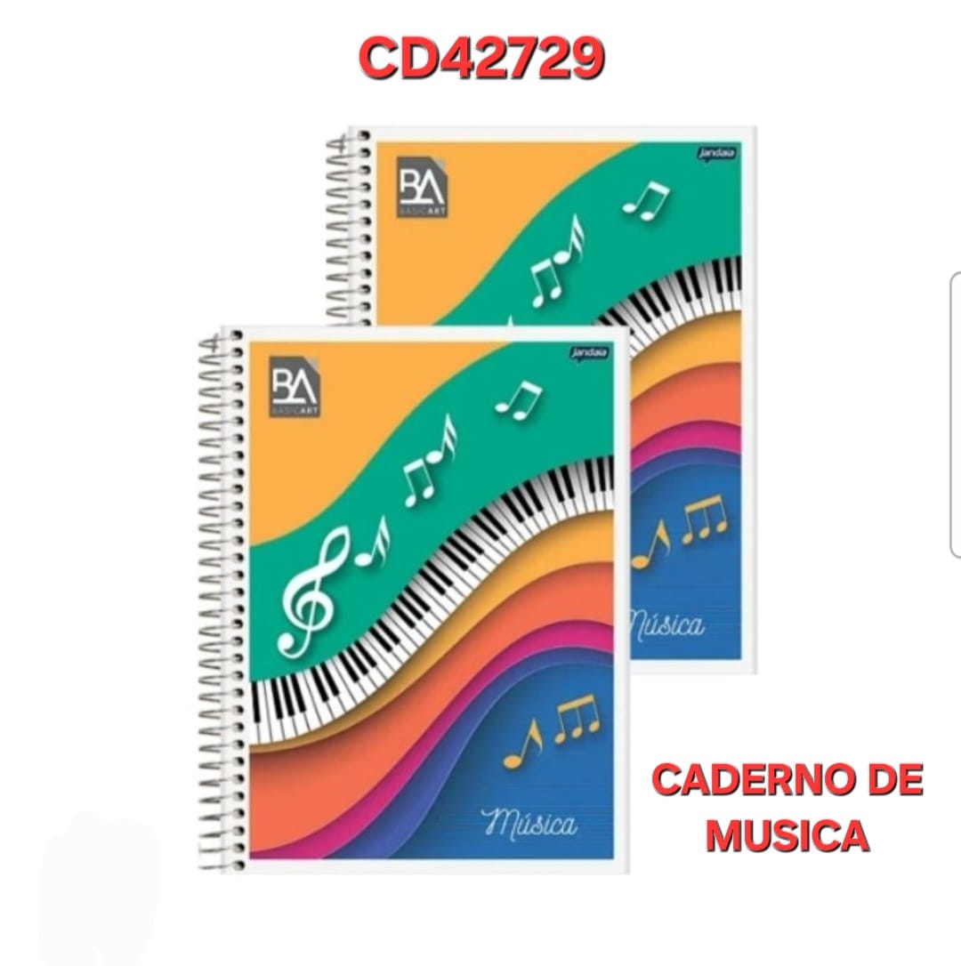 CADERNO DE MUSICA