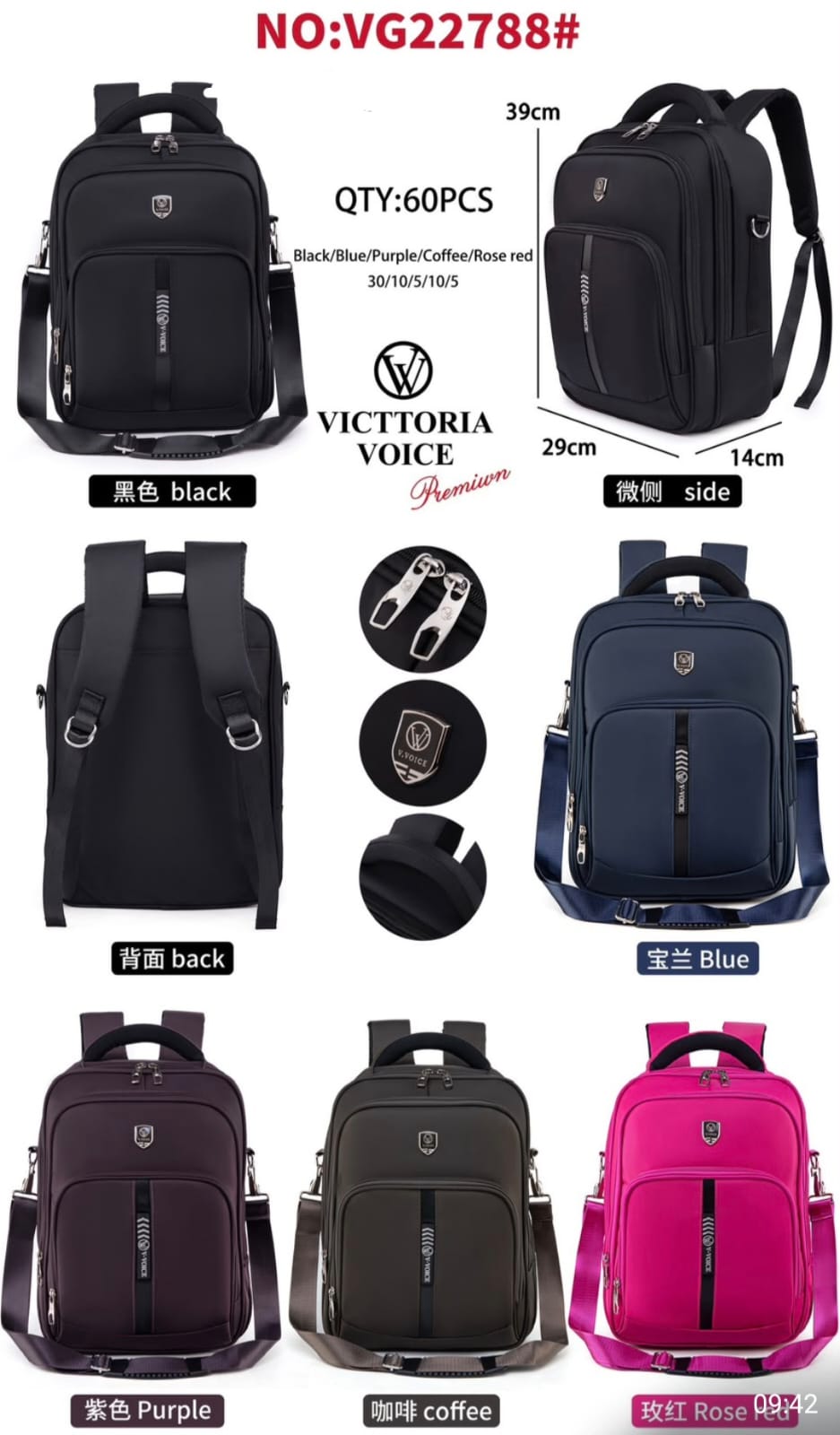 MOCHILA MASCULINA